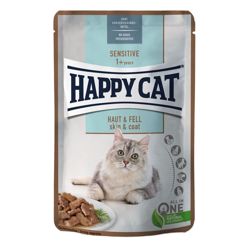 Happy Cat Sensitive Care Pelle e pelo 85 gr