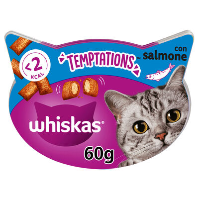Whiskas Temptations Cat Snack Salmone 60 gr