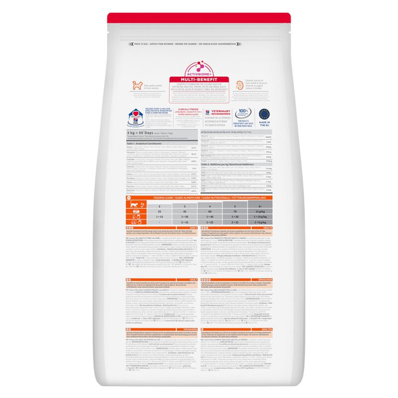 Hill's Science Plan Cat Adult con Agnello 7 kg