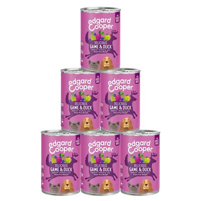 Edgard & Cooper Dog Adult Selvaggina e Anatra 400 gr