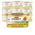 Gourmet Gold Cat Adult Patè con Verdure, con Pollo, Carote e Zucchine 85 gr