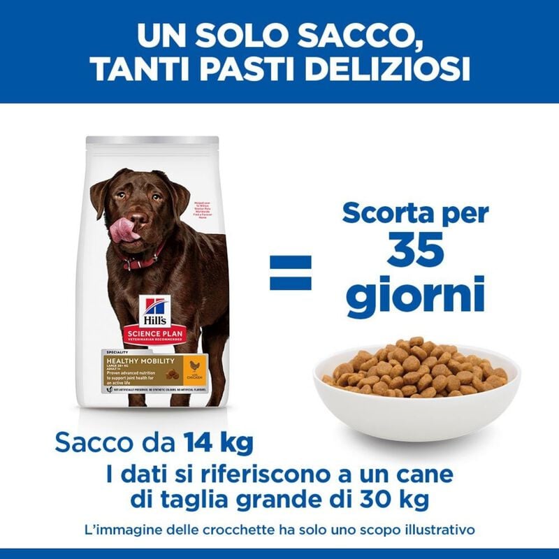 Hill's Science Plan Dog Adult Healthy Mobility Large Breed con Pollo 12 kg