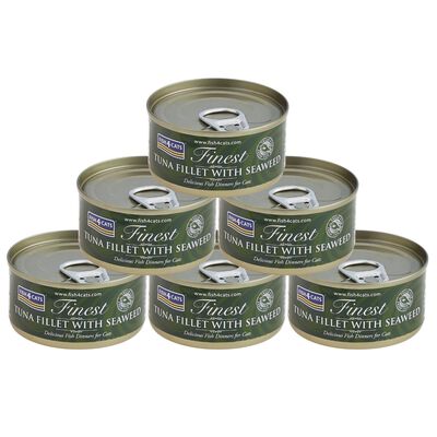 Fish4Cats Finest Cibo Umido per gatti Tonno e Alghe 70 gr