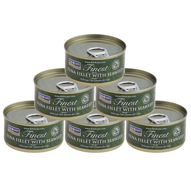 Fish4Cats Finest Cibo Umido per gatti Tonno e Alghe 70 gr