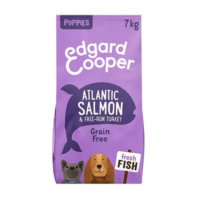 Edgard & Cooper Dog Puppy Salmone e Tacchino 7 kg
