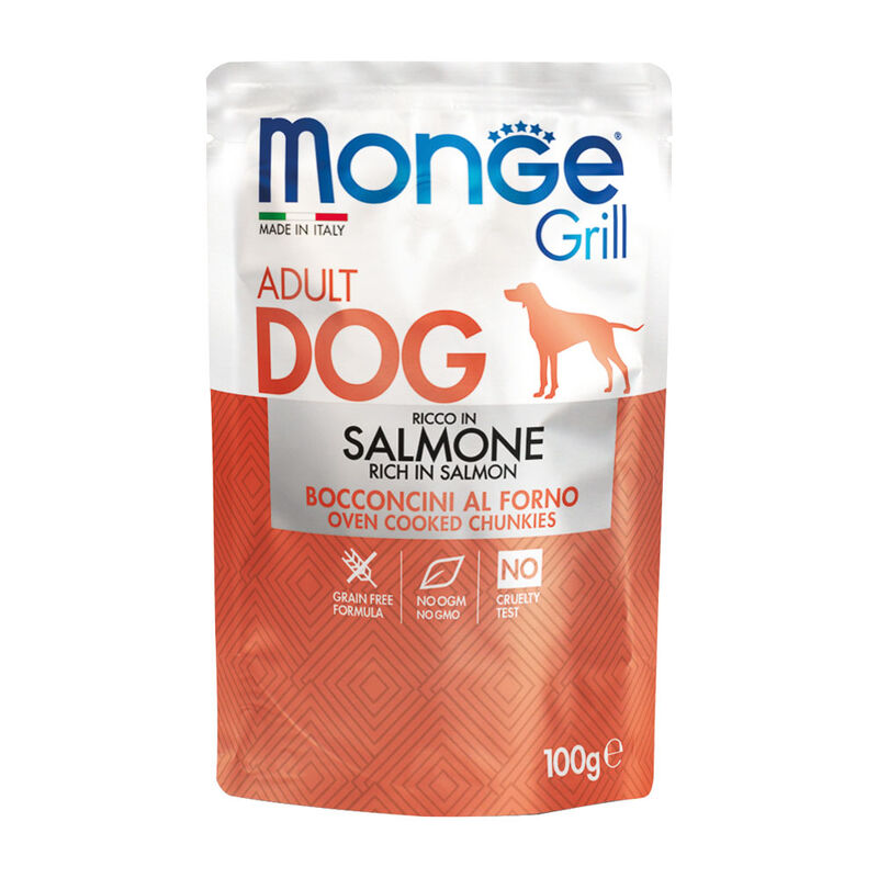 Monge Grill Dog Adult Bocconcini Ricco in Salmone 100 gr