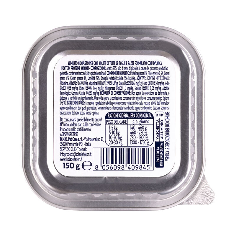 Monopro Dog All Breeds Paté Anatra 150gr