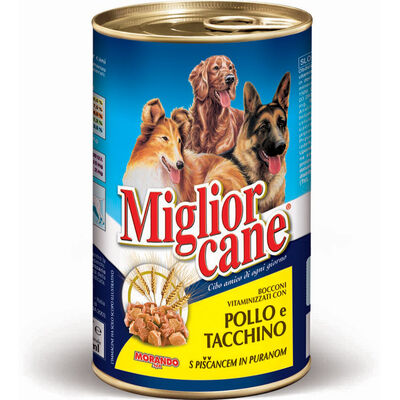 Migliorcane Dog Adult Bocconi con Pollo e Tacchino 1250 gr