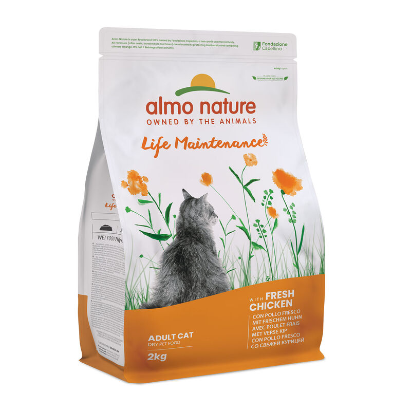 Almo Nature Cat Life Maintenance con Pollo fresco 2 kg