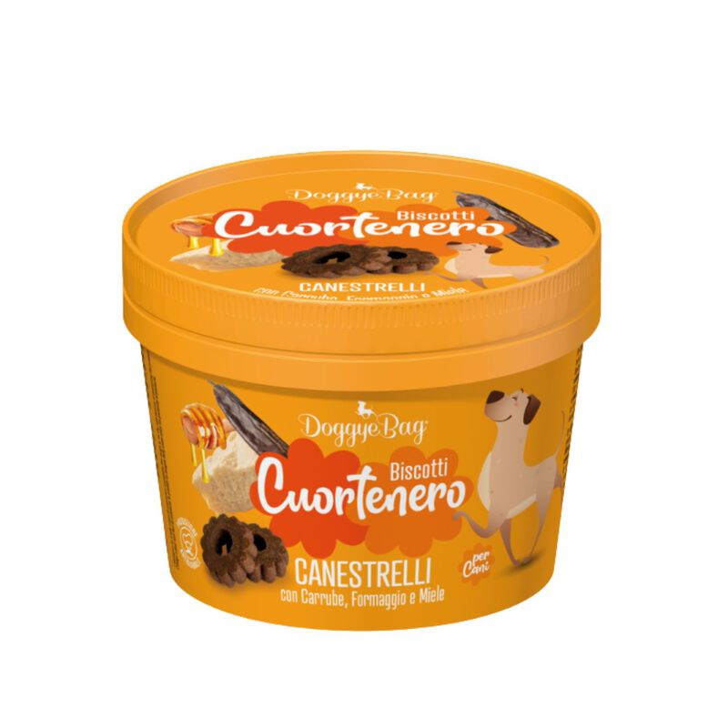 Doggyebag Cuortenero Canestrelli con Carrube Formaggio e Miele 150 gr