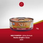 Farmina N&D Pumpkin Cat  Quaglia e Zucca 70 gr