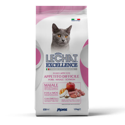 Lechat Excellence Cat Adult Appetito Difficile Maiale 1,5 kg