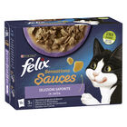 Felix Sensation Sauces Cat Selezioni Saporite 12x85 gr
