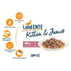 Happy Cat Kitten & Junior Farm con Anatra in Salsa 85 gr