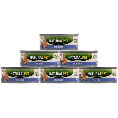 Naturalpet Cat Sterilised Pat&eacute; alla trota 85gr