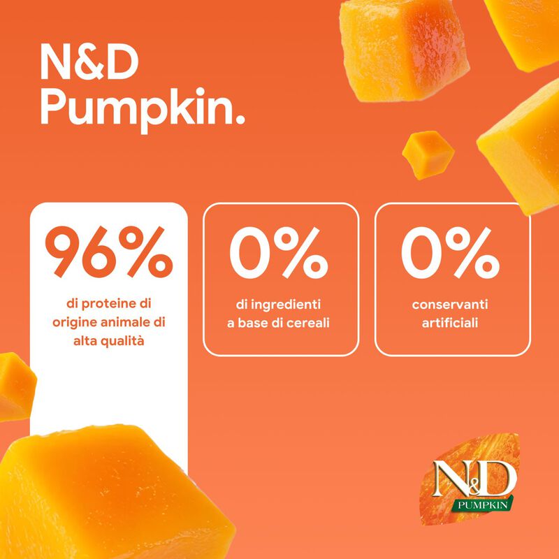 N&D Farmina Pumpkin Neutered Cat Quaglia e Melograno 1,5 kg