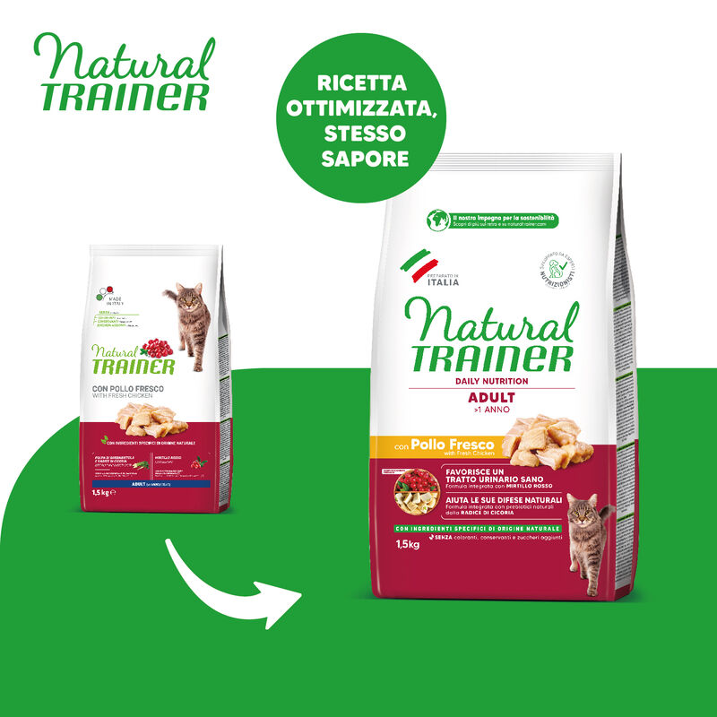 Natural Trainer Cat Adult al Pollo 1,5 Kg