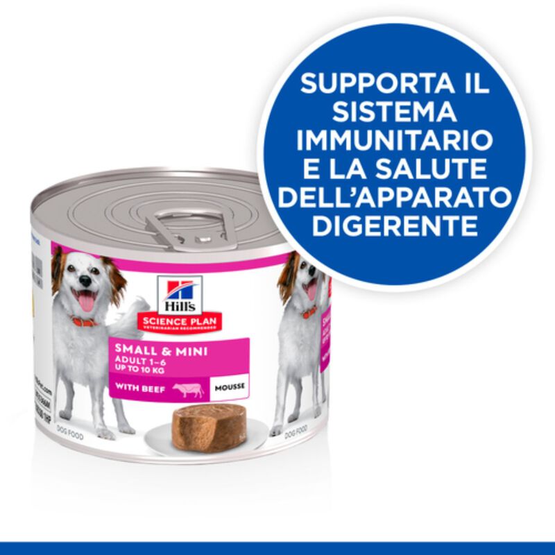 Hill's Science Plan Dog Adult Small & Mini Mousse Manzo 200 gr