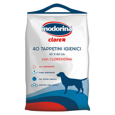 Inodorina Tappetini Clorex 60x60cm 40pz