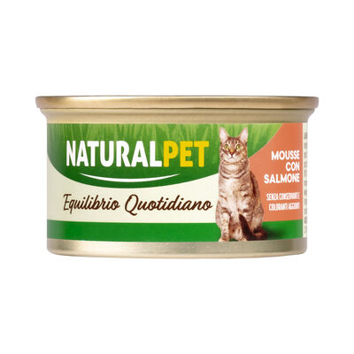 Naturalpet Cat Adult Mousse con Salmone 85 gr