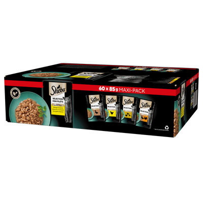 Sheba Cat Busta Selezione in salsa Delicata Multipack 60x85 gr