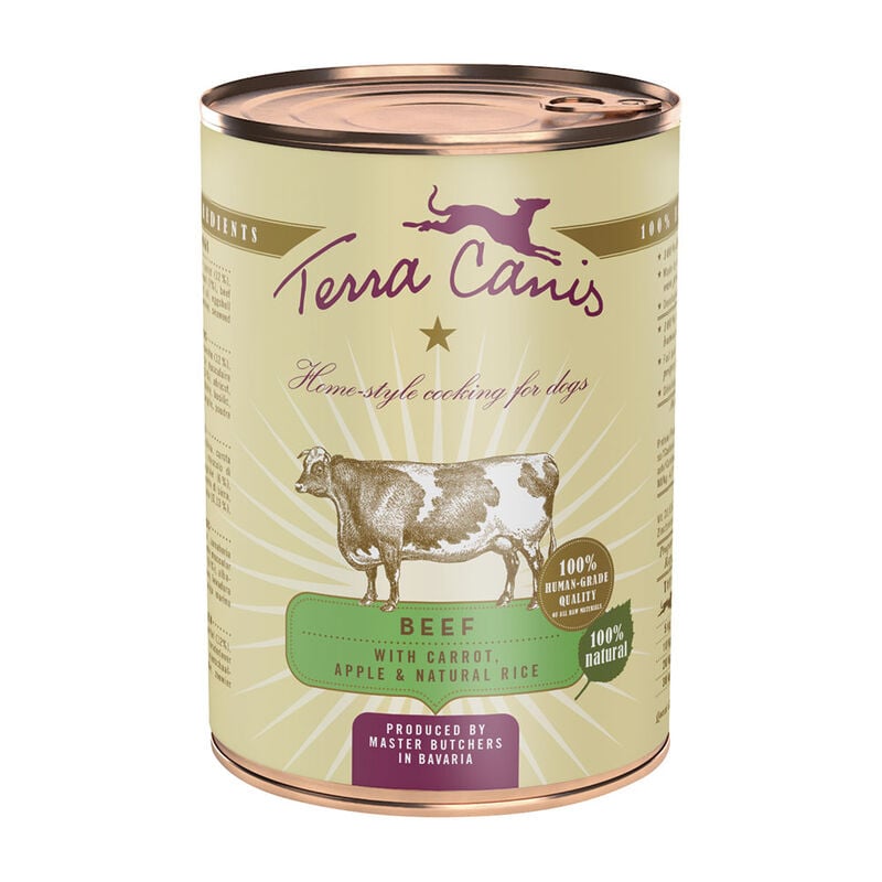 Terra Canis Dog Classic Manzo con Carota, Mela e Riso integrale 400 gr