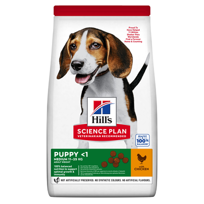 Hill's Science Plan Dog Medium Dog Puppy con Pollo 14 kg