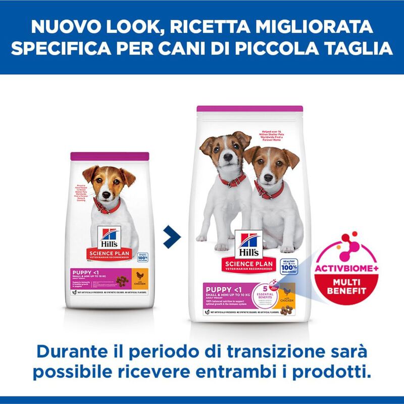 Hill's Science Plan Dog  Small & Mini Puppy al Pollo 1,5 kg