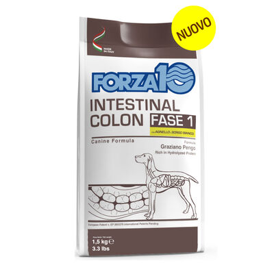 Forza10 Diet Dog Adult Intestinal Colon Fase 1 Agnello e sorgo bianco 1.5 kg