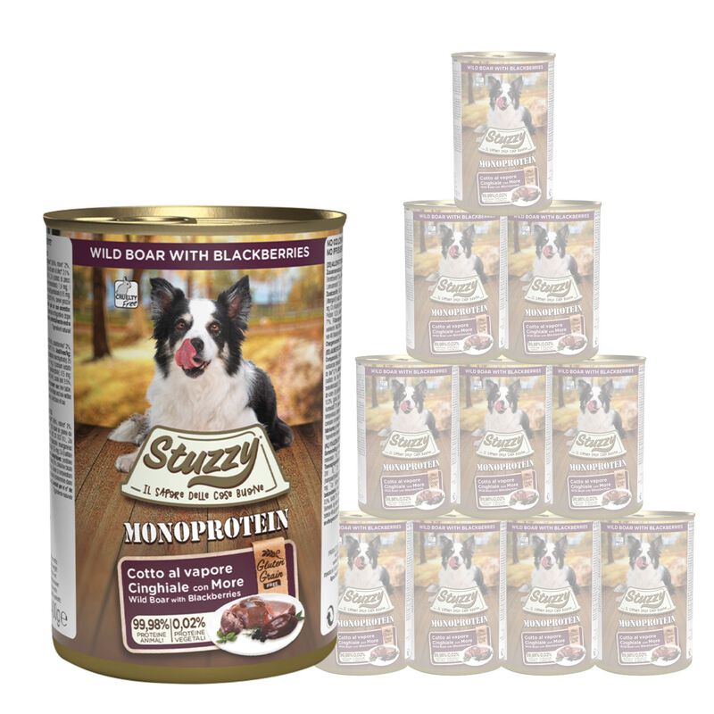 Stuzzy Dog Monoprotein Cinghiale e More 400 gr