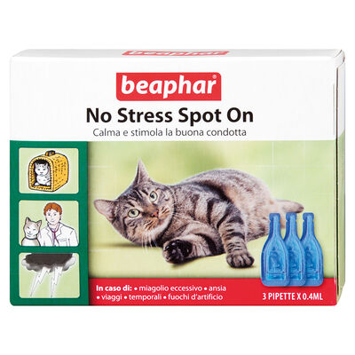 Beaphar No stress Spot-On Gatto 3 Pipette