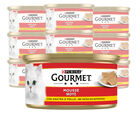 Gourmet Rosso Cat Adult Mousse con Anatra e Pollo 195 gr