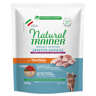 Natural Trainer Cat Exigent con Tacchino 300 gr