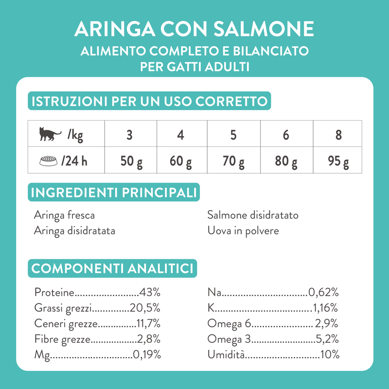 Schesir Born Carnivore Cat Adult Aringa con Salmone 255gr