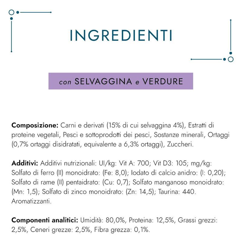 Gourmet Perle Cat Adult Filettini in Salsa con Selvaggina e Verdure 85 gr