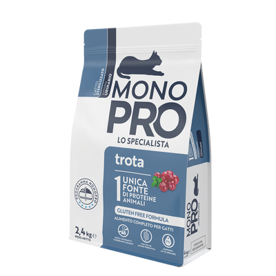 Monopro Cat Sterilised Trota 2,4 kg