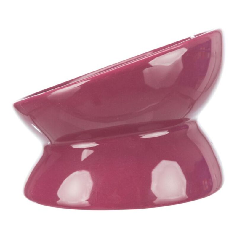 Trixie Ciotola in Ceramica per Gatti color Ciclamino 13 cm
