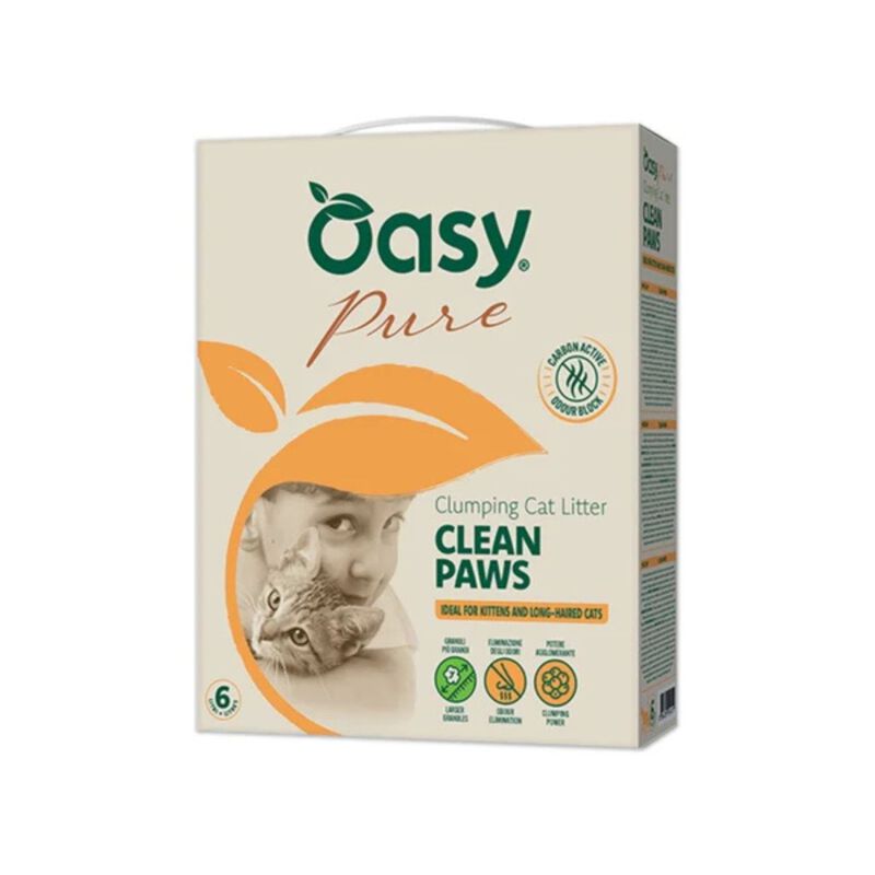 Oasy Lettiera Pure Clean Paws 6 lt