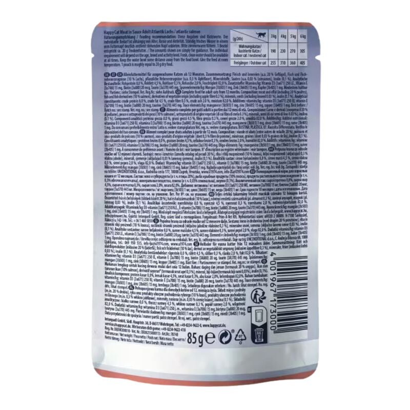 Happy Cat Culinary Salmone in Salsa 85 gr