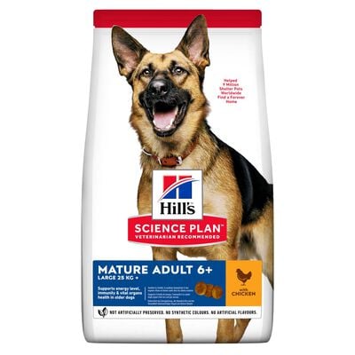 Hill's Science Plan Dog Large Breed Mature Adult 6+ con Pollo 12 kg