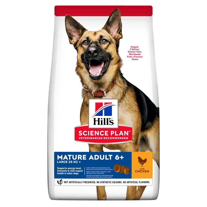 Hill's Science Plan Dog Large Breed Mature Adult 6+ con Pollo 12 kg