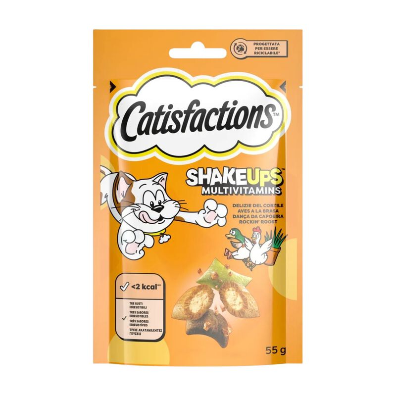 Catisfactions Snack per Gatti Shake ups Delizie del cortile 55 gr