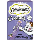 Catisfaction Snack Dreamies Creamy Anatra 4pzx10gr image number 0