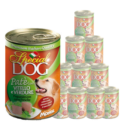 Special Dog Paté Con Vitello e Verdure 400 gr