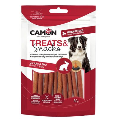 Camon Dog Strips affumicati di coniglio 80 gr
