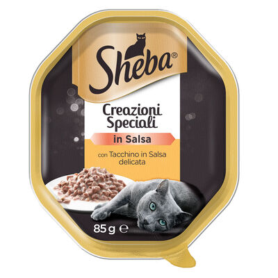Sheba Cat Creazioni Speciali in Salsa Tacchino 85 gr