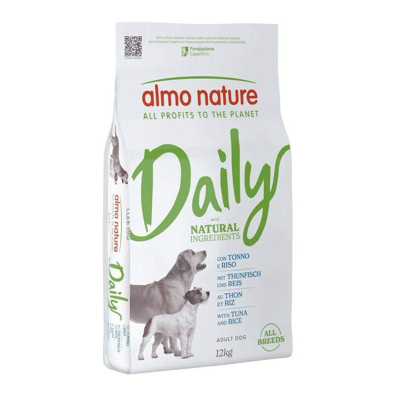 Almo nature Daily Dog Adult All breeds Tonno e Riso 12 kg