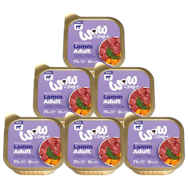 Wow Dog Adult Agnello con Zucca e Ortica 150 gr