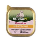 Naturalpet Prime Orme Kitten patè ricco in Pollo 100 gr image number 0