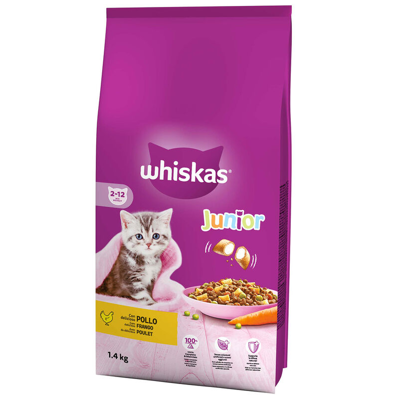 Whiskas Junior croccantini con Pollo 1,4 Kg